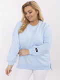 Pohodlná bavlnená plus size mikina Amabel