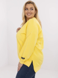 Pohodlná bavlnená plus size mikina Amabel