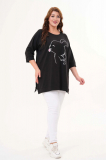 Dámska owersize tunika plus size CAMELIA