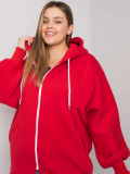 Dámska mikina s kapucňou plus size Ella