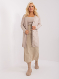 Dámsky dlhý sveter plus size Santarelli