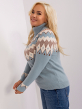 Dámsky rolák plus size Bellitto