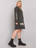 Mikinove šaty owersize plus size Elascha