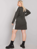 Mikinove šaty owersize plus size Elascha