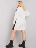 Mikinove šaty owersize plus size Elascha