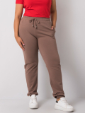  Pohodlné dámske bavlnené tepláky plus size Beatriz
