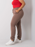  Pohodlné dámske bavlnené tepláky plus size Beatriz