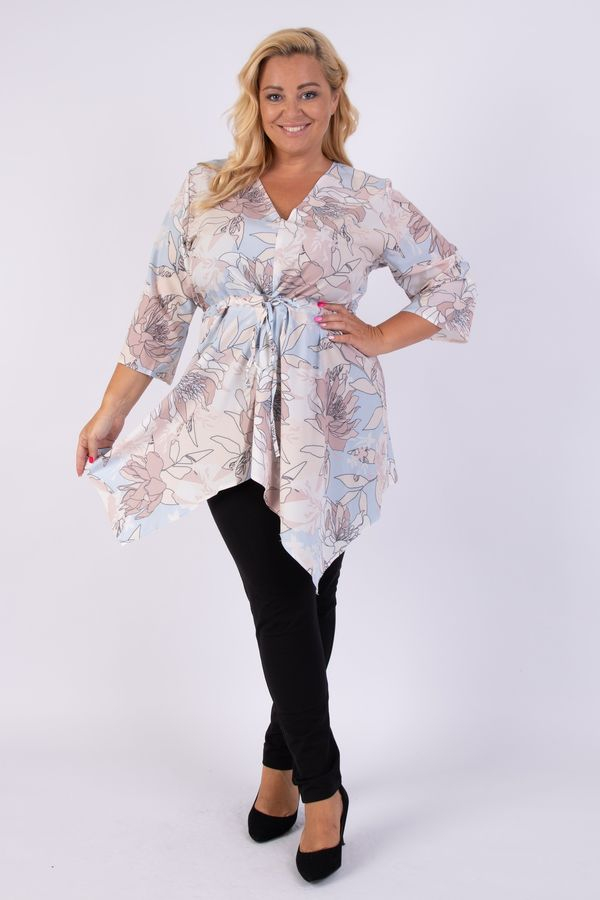 Elegantná tunika plus size AMANDE