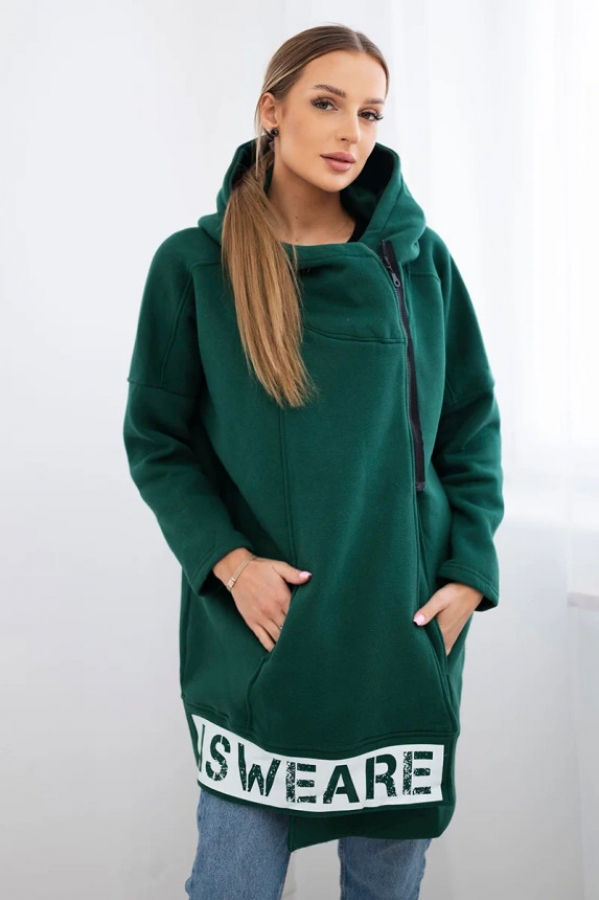 Zateplená mikina so zapínaním na zips ASWEARE