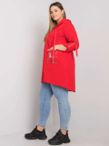 Dámska bavlnená mikina na zips s vreckami plus size Kód produktu RV-BL-6795.84 