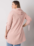 Dámska bavlnená mikina na zips s vreckami plus size Kód produktu RV-BL-6795.84 