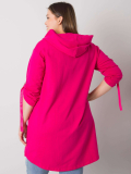 Dámska bavlnená mikina na zips s vreckami plus size Kód produktu RV-BL-6795.84 