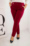 Dámske bavlnené nohavice Plus Size s elastickým pásom Corina
