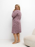 Dámska bavlnená nočná košeľa plus size Dunna