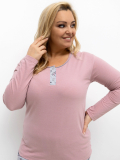 Dámske bavlnené pyžamo plus size Hanny