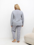 Dámske bavlnené pyžamo plus size Hanny