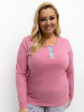 Dámske bavlnené pyžamo plus size Hanny