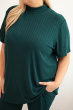 Dámska 3-dielna oversize tepláková súprava model Adiana