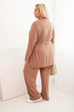 Dámska 3-dielna oversize tepláková súprava model Adiana