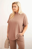 Dámska 3-dielna oversize tepláková súprava model Adiana
