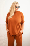 Dámska 3-dielna oversize tepláková súprava model Adiana