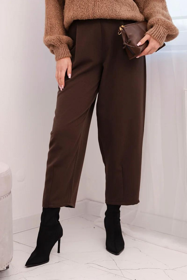 Elegantné nohavice s vysokým pásom model Kenan