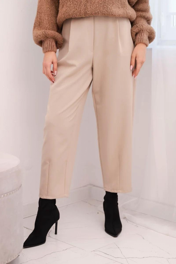 Elegantné nohavice s vysokým pásom model Kenan