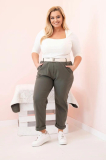 Oversize nohavice s opaskom model Deana