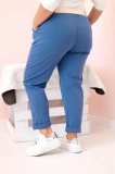 Oversize nohavice s opaskom model Deana