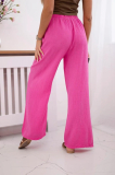 Široké mušelínové nohavice model Janeta 