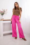 Široké mušelínové nohavice model Janeta 