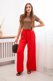 Široké mušelínové nohavice model Janeta 