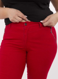 Dámske dlhé bavlnené nohavice plus size Buraneli