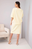 Elegantný komplet oversize mikiny a midi sukne model 272239 
