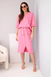 Elegantný komplet oversize mikiny a midi sukne model 272239 