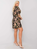 Dámske šaty výstrihom-V a opaskom kód produktu LK-SK-508309-1.07P
