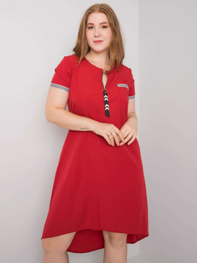 Dámske šaty s okrúhlym výstrihom kód produktu LK-SK-506827.45