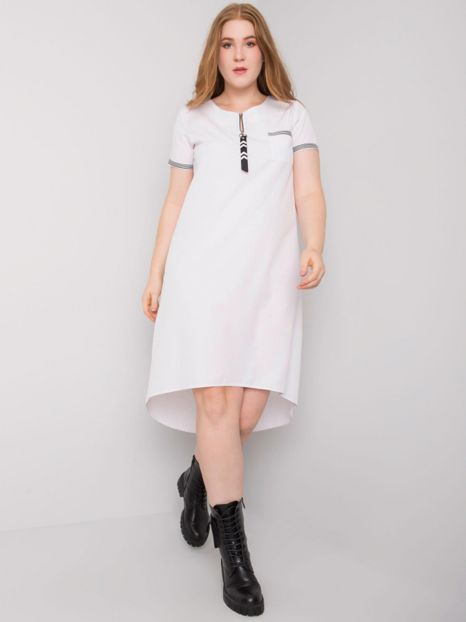 Dámske šaty s okrúhlym výstrihom kód produktu LK-SK-506827.45