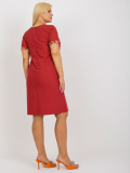 Dámske šaty okrúhlym výstrihom kód produktu LK-SK-506309.50
