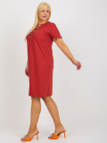 Dámske šaty okrúhlym výstrihom kód produktu LK-SK-506309.50