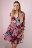 Dámske kvetinové šaty model 9286 