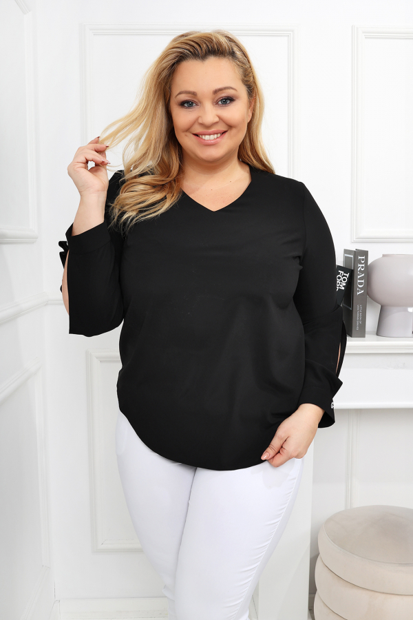 Elegantná blúzka s dlhým rukávom pre moletky Dinora