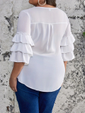 Elegantná blúzka  plus size CARMINA