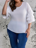 Elegantná blúzka  plus size CARMINA