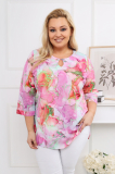 Elegantná dámska tunika plus size Naurelia  